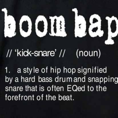 boom bap meaning.